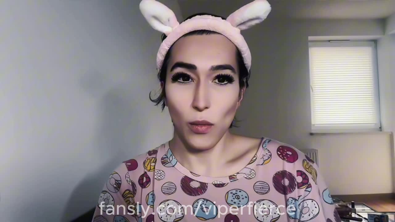 Tucked Sissy Transformation to Street Whore with Dildo Blowjob