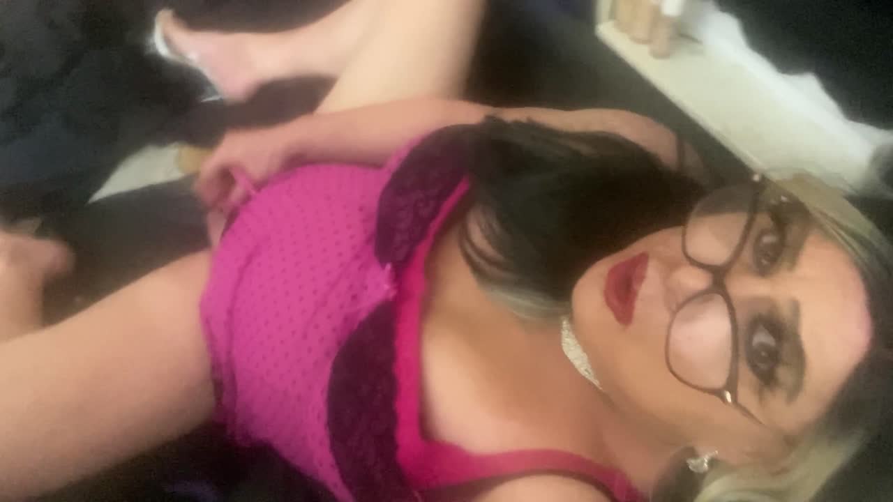 Krissy Sweets Using Cock Ring and Anal Toy