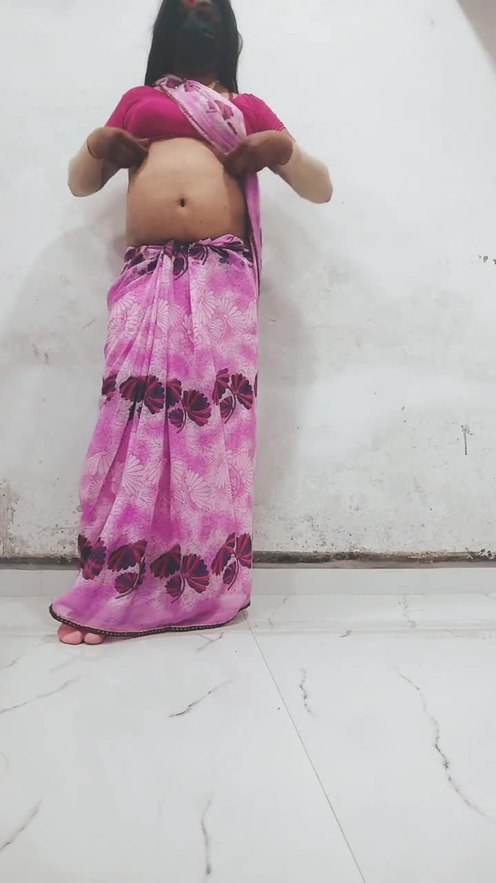 Shemale enjoy saree with wife and sex video