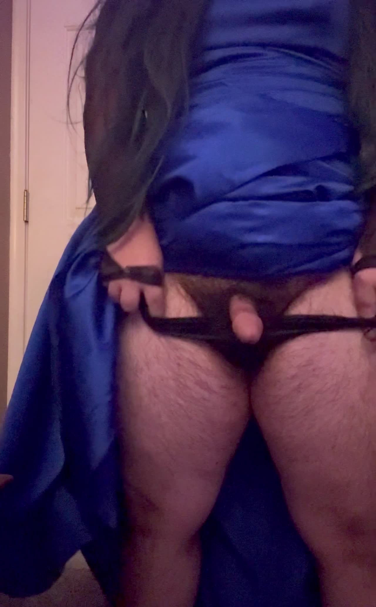 First cumshot in new dress 💙