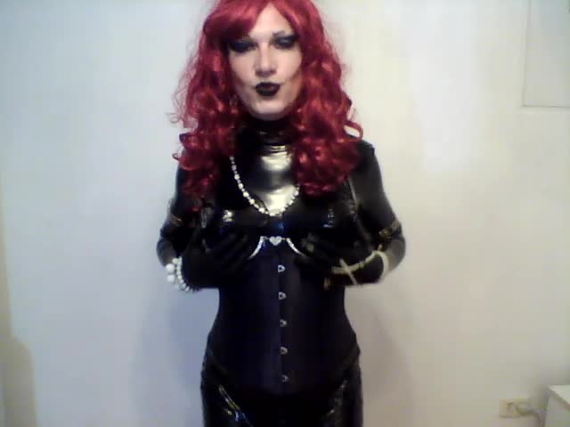 Diana0 latex suit