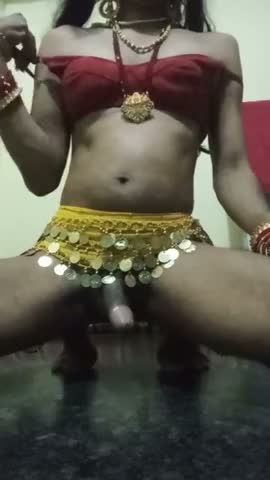 Hot Indian Shemale Porn Star Cumming